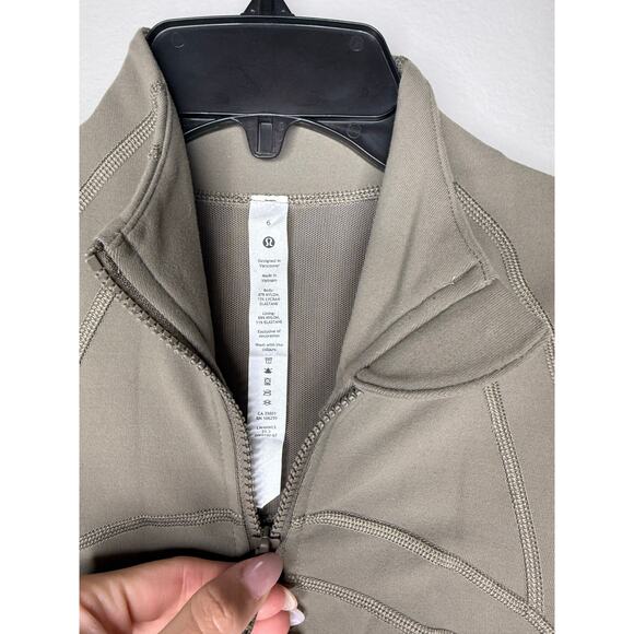 Lululemon Define Jacket Luon Zip-Up – Women’s Size 6 – Gray/Taupe - Picture 7 of 7